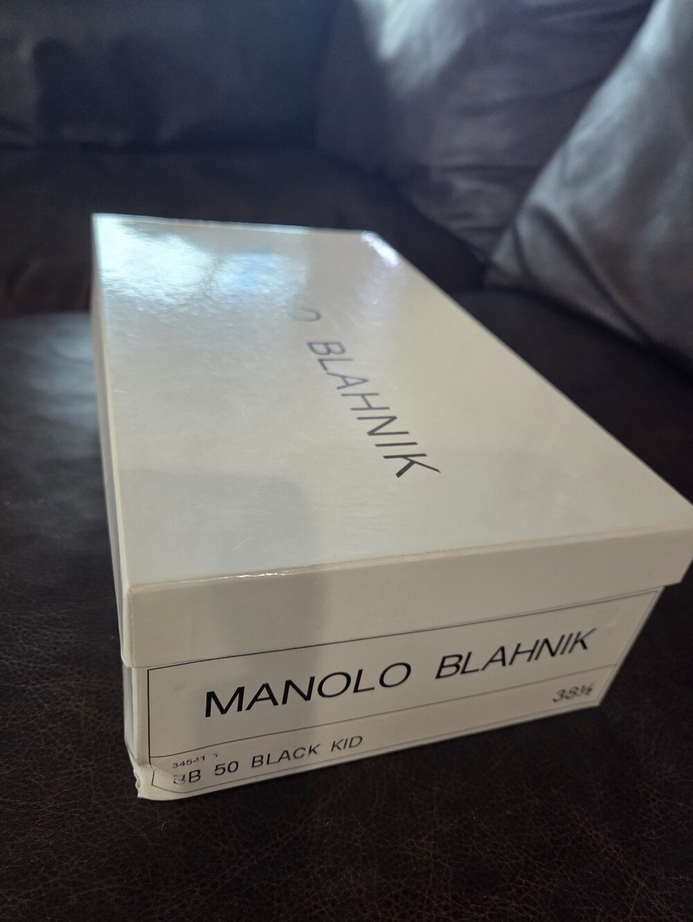 Manolo Blahnik 2" 50mm Kid Pump